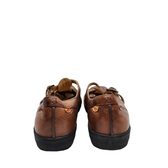 Clarks Unstructured Women's Leather Closed Toe T-Strap Casual Sandal - Picture 4 of 7